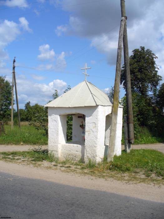 Vialikaja Łysica. Road chapel 